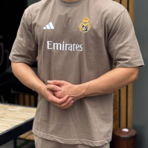 ست تیشرت شلوارک نخ پنبه مدل رئال مادرید real madrid