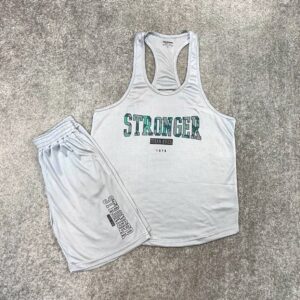ست مردانه قهرمانی و شلوارک کندویی stronger